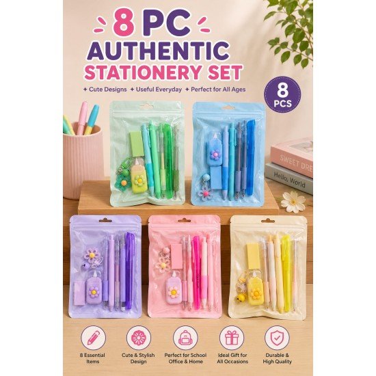 Stationery Set 8 Pc Authentic 2090 SC SFXX 
