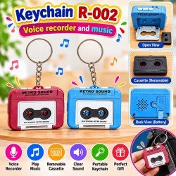 Keychain R002 Tape Recorder 2074 SC SFXX