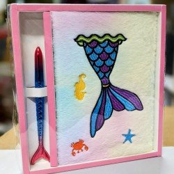Diary Fur Mermaid Water Pen SET DRL 1160 SC SFXX 