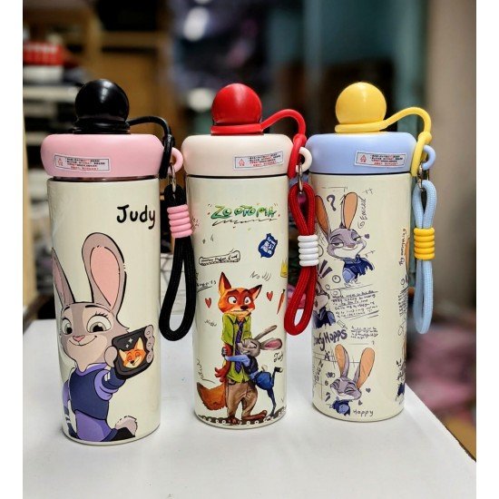 Bottle Tumbler 650 ML ZOO PRINT KNOB CAP 3307 SC SFXX