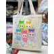 Canvas Tote Bag DRL Labubu A4 Size Tote bag 1105 SC Video