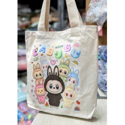 Canvas Tote Bag DRL Labubu A4 Size Tote bag 1105 SC Video
