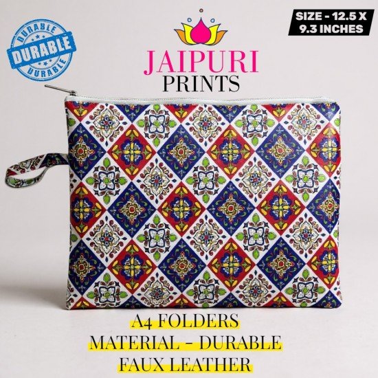 Folder Pouch A4 DRL Ethnic Prints 1075 SC SFA4