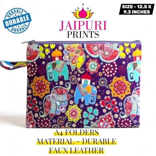 Folder Pouch A4 DRL Ethnic Prints 1075 SC SFA4