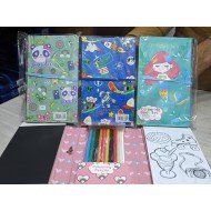 Coloring and Scratch Book Set 1081 AO SC SFXX